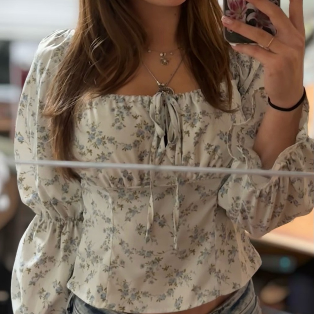 Floral Print Women's Top